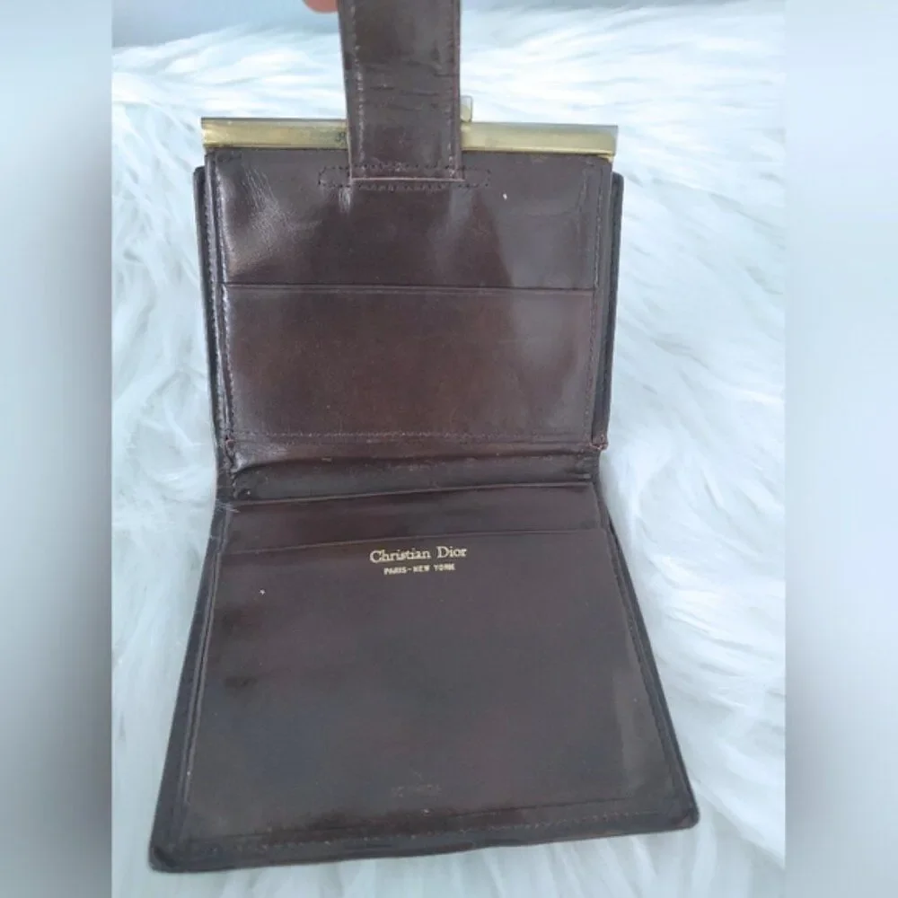 Dior Trotter vintage kisslock wallet EUC